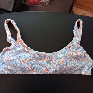 J Crew Women's Scrunchie Knotted Scoopneck Bikini Top  Size  2X NWT